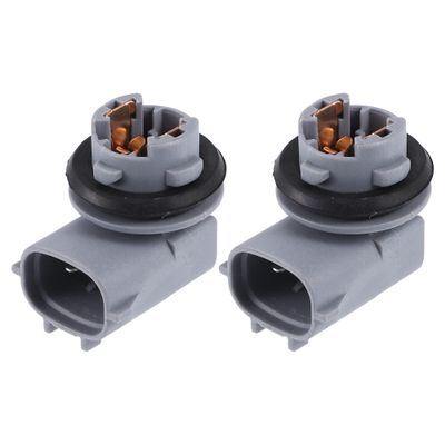 Edinstry Rear Bumper License Plate Light Bulb Socket for Toyota Tundra 2000-2008, Corolla, Prius, Tacoma OE# 90075-60005 (Set of 2)