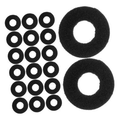Anneome 100pcs Car Interior Panel Screw Pad Dense Sponge Insulation for Noise Reduction and Anti-vibration Easy Installation Secure Fit for Automotive Applications
