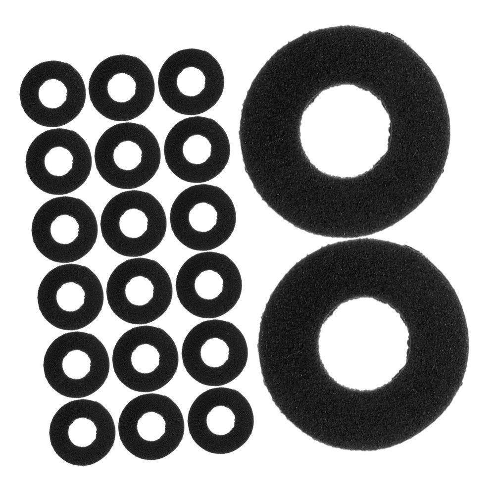 Anneome 100pcs Car Interior Panel Screw Pad Dense Sponge Insulation for Noise Reduction and Anti-vibration Easy Installation Secure Fit for Automotive Applications