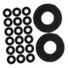 Anneome 100pcs Car Interior Panel Screw Pad Dense Sponge Insulation for Noise Reduction and Anti-vibration Easy Installation Secure Fit for Automotive Applications view 1