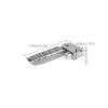 FUNOMOCYA Motorcycle Foot Pegs Kickstand Aluminum Alloy Construction for Easy Folding Enhanced Stability view 2