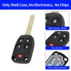 Edinstry 5-Button Key Fob Shell Case for Honda Odyssey (2011-2013) Keyless Entry Remote Replacement, N5F-A04TAA view 4