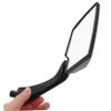 TOPPERFUN Adjustable Aluminum Rear View Mirrors for Motorcycle and Scooter Rotating Side Mirrors Black Compatible Screws and Construction view 4