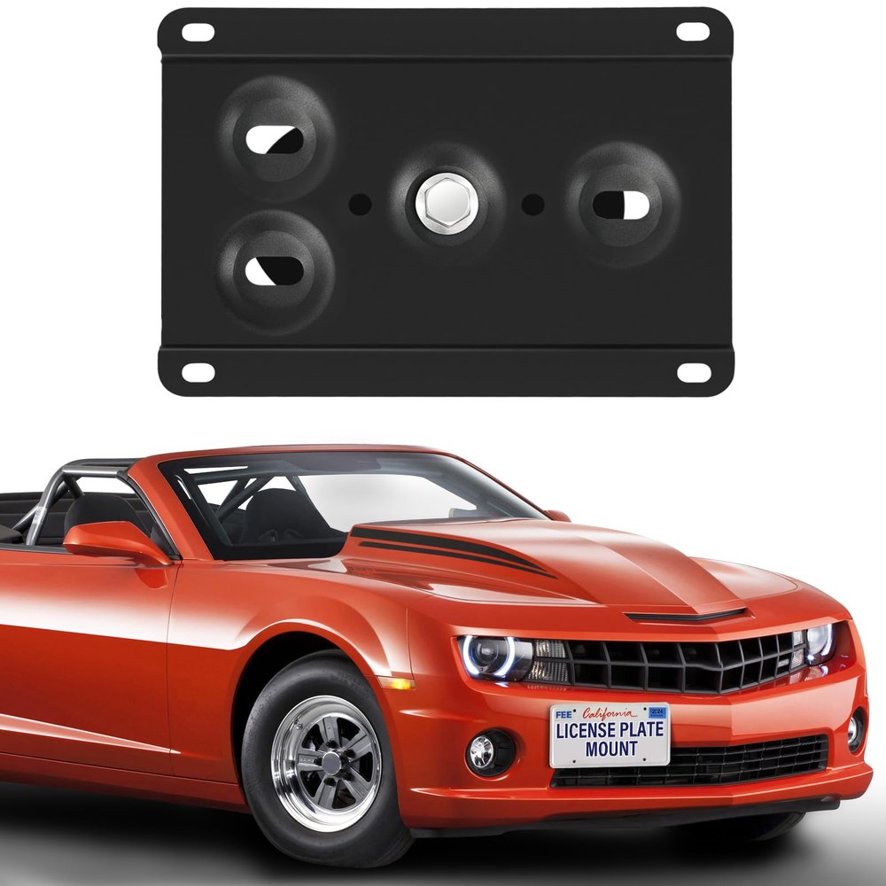 No Drill License Plate Mounting Fits Chevrolet Camaro/Colorado/City Express