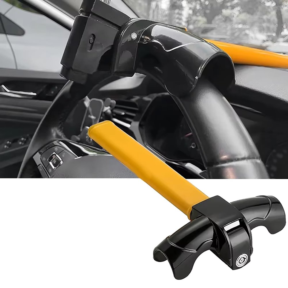 Compatible with Kia EV5 EV6 EV9 XCeed, Car Steering Wheel Lock with Keys, Maximum Handlebar Security, Anti-Theft Equipment