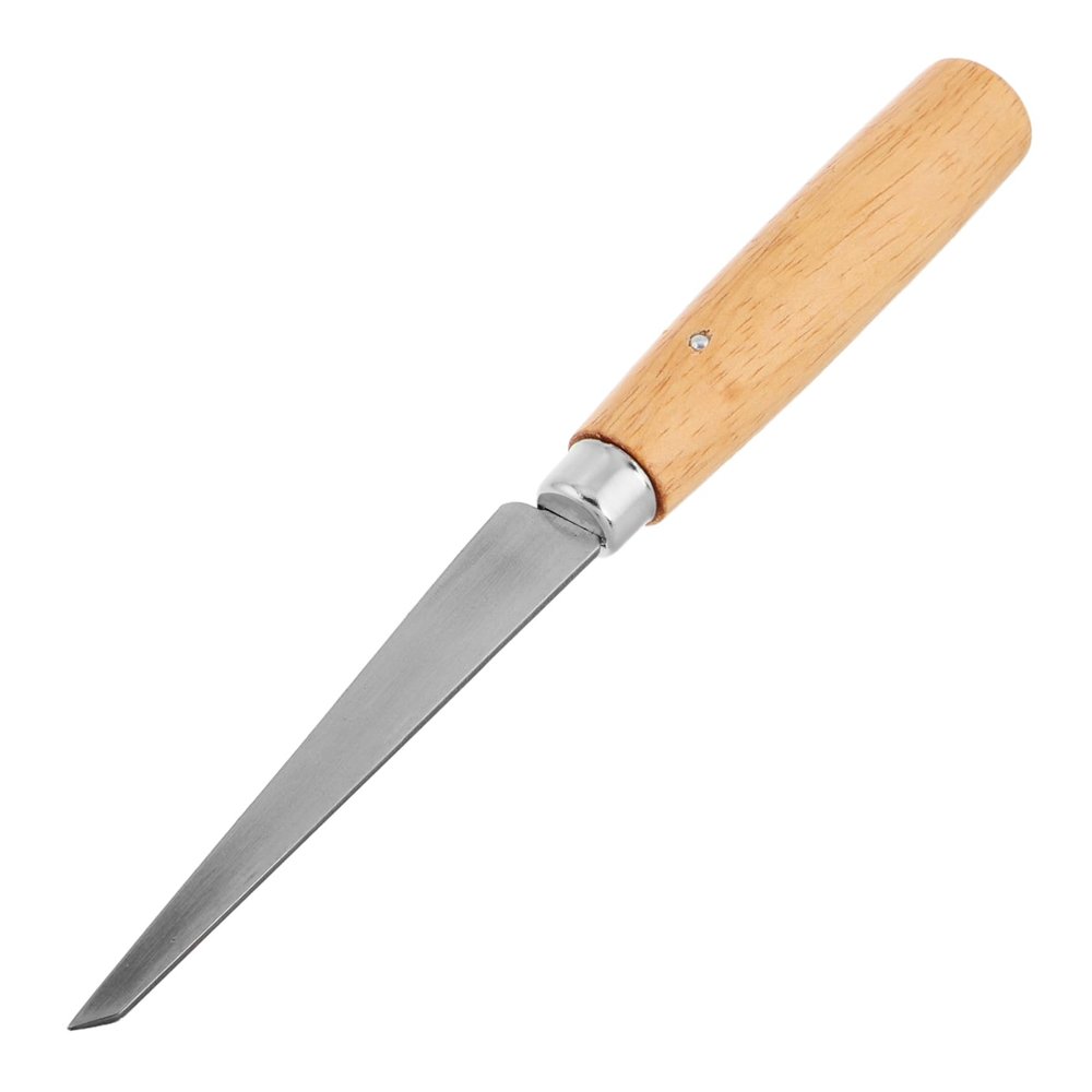 LOORGVEL Tire Repair Scraper Rubber Cutting Tool with Wooden Handle