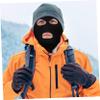 PartyKindom 2pcs Full Coverage Ski Masks for Adults Windproof Warm Hooded Masks for Outdoor Sports Comfortable Knitting Face Cover for Skiing Snowboarding and Riding Multi view 4