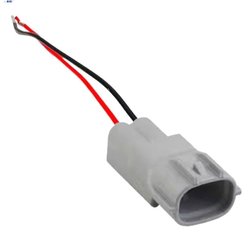 FTOMIKA Cars Connectors 1/5/10/20 Sets 2 Pin 90980-11168 Auto Wire Harness Plug 7283-7526-30 for Connector 1JZ 2JZ 1UZ 3UZ(2p Male,1 Set)