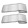 BIUDECO 2pcs Reflective Blackout Window Film for Privacy Thermal Insulation Double-Sided Aluminum Foil Window Tint for Cars and Rooftops Easy Installation and Heat view 1