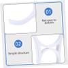 KICHOUSE 8pcs Heavy Duty Double Water Purifier Clamps Secure and Easy Install Pipe Clips for Water Compatible Plastic Construction view 3