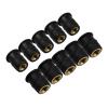 10Pcs Universal Motorcycle Windshield Screw Kit - M4 M5 M6 Rubber Well Nuts & Bolts Fastener Set for Windscreen Installation - Anti-Vibration Waterproof Fit Most Bikes(M5 10PCS) view 1