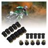 10Pcs Universal Motorcycle Windshield Screw Kit - M4 M5 M6 Rubber Well Nuts & Bolts Fastener Set for Windscreen Installation - Anti-Vibration Waterproof Fit Most Bikes(M5 10PCS) view 2