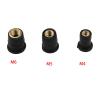 10Pcs Universal Motorcycle Windshield Screw Kit - M4 M5 M6 Rubber Well Nuts & Bolts Fastener Set for Windscreen Installation - Anti-Vibration Waterproof Fit Most Bikes(M5 10PCS) view 4