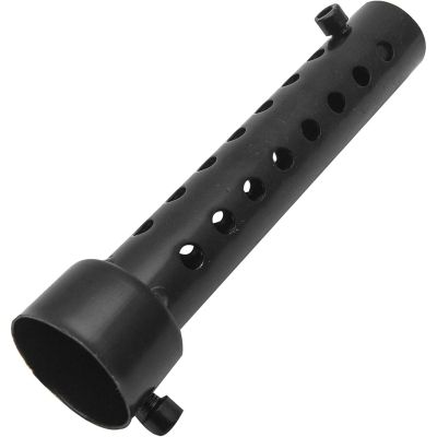 Wuyangcun Motorcycle Exhaust Muffler Silencer Universal Iron Removable Sound Reducer (Black,Long-48mm)