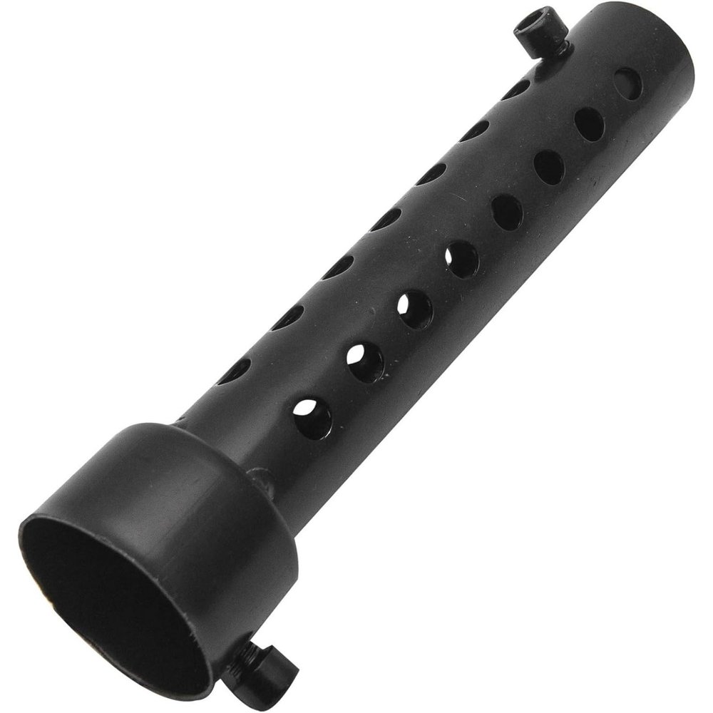 Wuyangcun Motorcycle Exhaust Muffler Silencer Universal Iron Removable Sound Reducer (Black,Long-48mm)