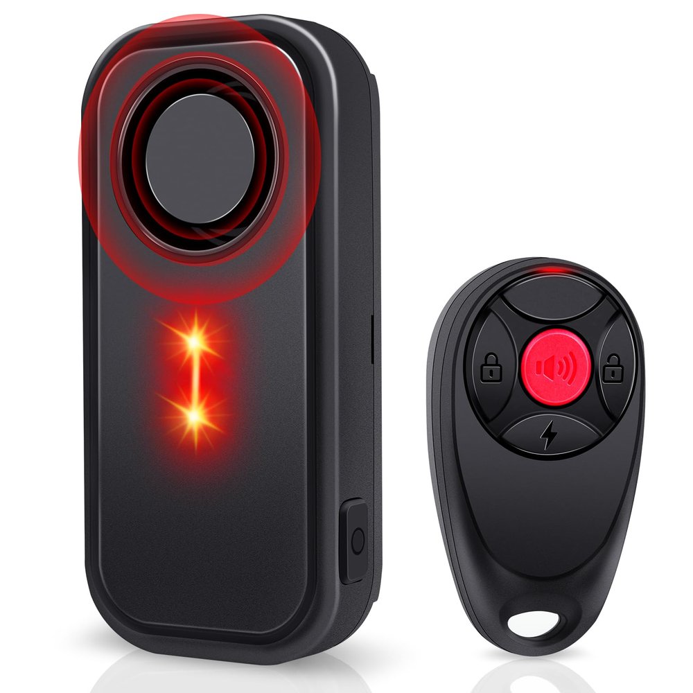 USUPERINK Bike Alarm System Anti Theft, 113dB Bike Alarm