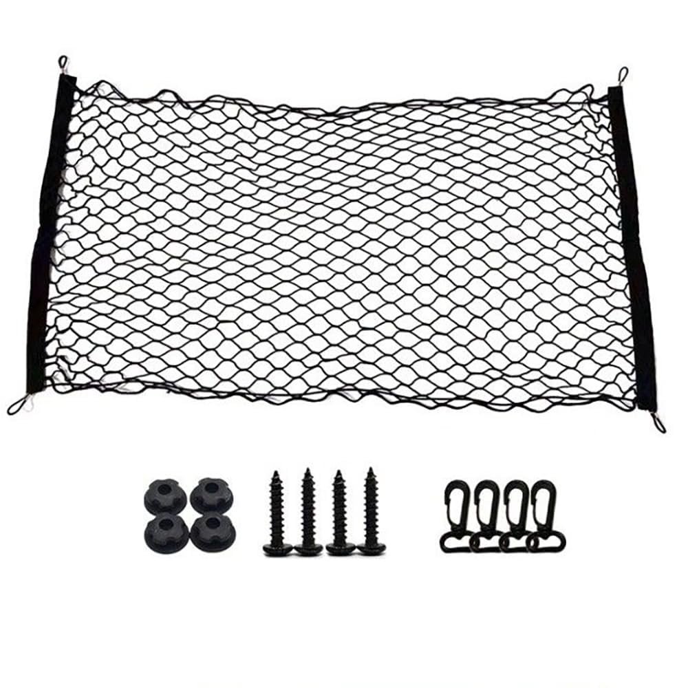 Cargo Net for BMW X1 2016-2025 F48/U11,Auto Trunk Rear Cargo Organizer Elastic Mesh Net,Adjustable Elastic Trunk Bed Cargo Organizer Net Trunk Interior Accessories,A