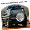 Unomor Tire Cover Outdoor Polyester Trailer Wheel Protector Water Resistant Uv Protection for Car Rv Truck view 3
