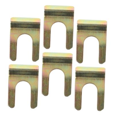 Ciieeo 6pcs Heavy Duty Iron U-Clip Clamps for Brake Line and Oil Pipe Easy to Install Metal Retainers for Car Maintenance Positioning Clips for Improved Braking Efficiency