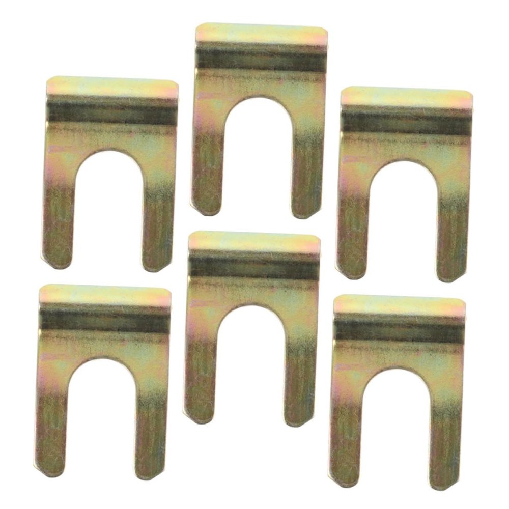 Ciieeo 6pcs Heavy Duty Iron U-Clip Clamps for Brake Line and Oil Pipe Easy to Install Metal Retainers for Car Maintenance Positioning Clips for Improved Braking Efficiency