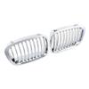 AutoXcessori 2PCS Chrome Front Bumper Kidney Grille for BMW E46 Sedan 98-01 view 2