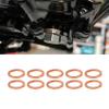 ASUBHA 10PCS Oil Drain Plug Gasket, Oil Plug Crush Washer, 14mm Copper Vehicle Engine Crush Washer, Automotive Replacement Accessories Sealing Gaskets Compatible with OEM PN Part 007603-014106 view 1