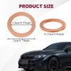 ASUBHA 10PCS Oil Drain Plug Gasket, Oil Plug Crush Washer, 14mm Copper Vehicle Engine Crush Washer, Automotive Replacement Accessories Sealing Gaskets Compatible with OEM PN Part 007603-014106 view 2