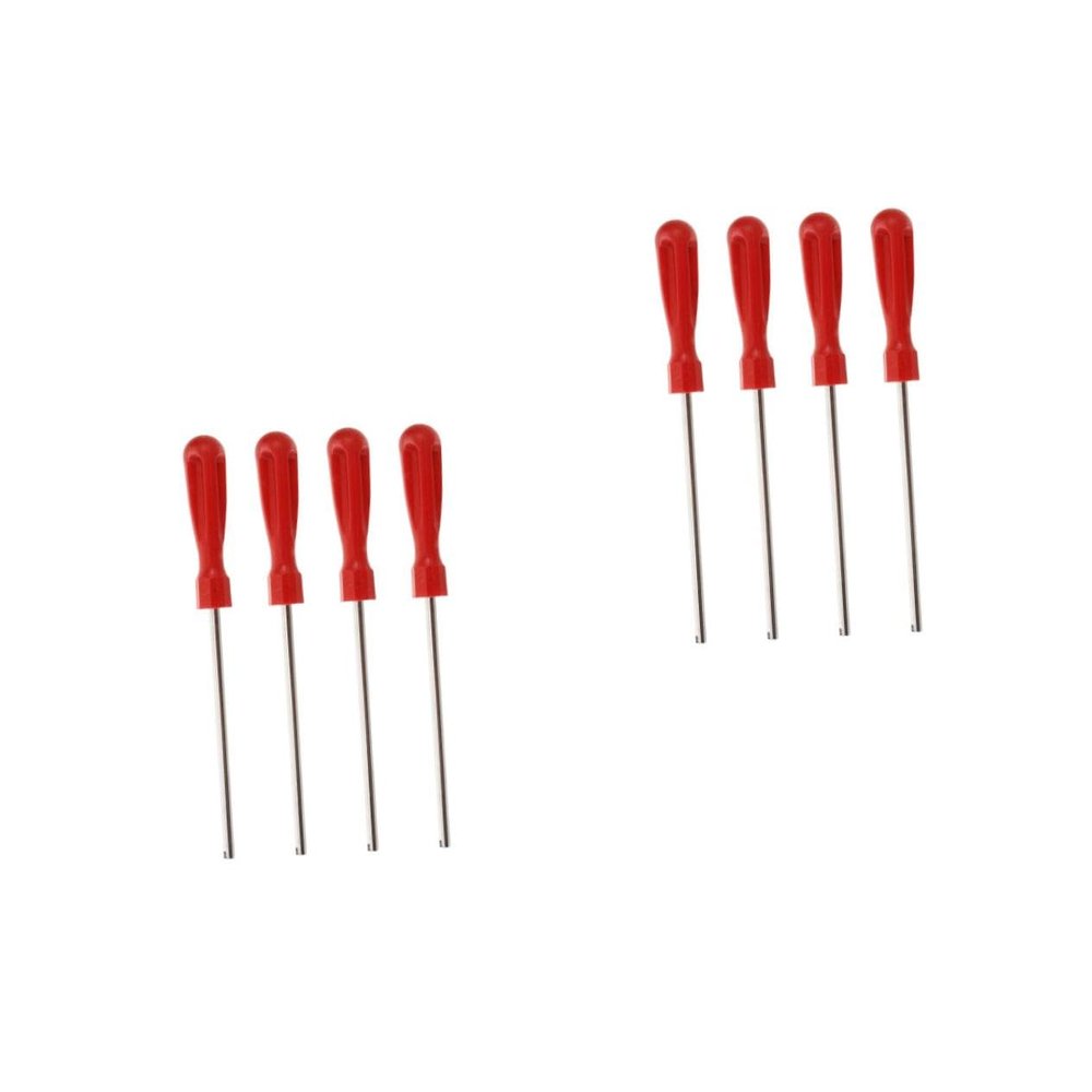 OUNONA 8pcs Valve Core Remover Tool Tire Valve Stem Removal Wrench for Efficient Tire Repairs Vehicles and Lightweight and Portable Design for Easy Carrying