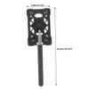Abaodam 2pcs Black Vinyl RFID Card Holder for Parking Toll Access Control Stick Car Garage Aid Extendable Badge Retriever view 2