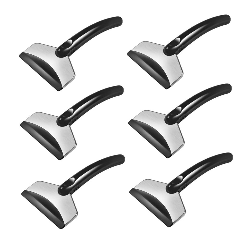 Milisten 6pcs Metal Snow Blower Windshield Cleaner Car Detailing Tool Ice Scraper Frost Removal Shovel