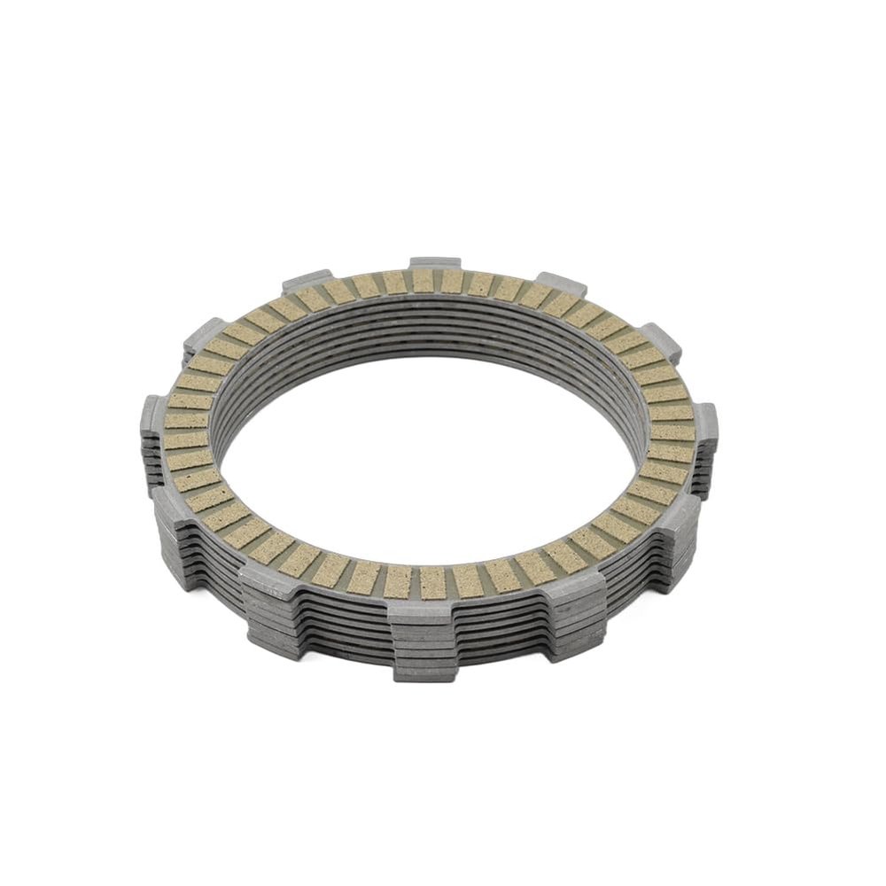 SIKUAI Motorbike Clutch Plates Extra Friction Disc 8pcs For Suzuki DR650SE K1-9 L0-9 T V W X Y1996-2018 19 DR750S J Big 88 Paper Materials Grey