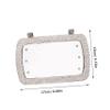 ABOOFAN Mirror for Car Visor Sun Visor Makeup Mirror Cosmetics Suction Cup view 2
