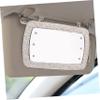 ABOOFAN Mirror for Car Visor Sun Visor Makeup Mirror Cosmetics Suction Cup view 3