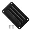 HONMEET Ventilation Vent Covers Durable Nylon Louvered Exhaust Fan for Boats Rvs Yachts Campers Quiet Operation with Easy Installation Includes Mounting Screws Black view 1