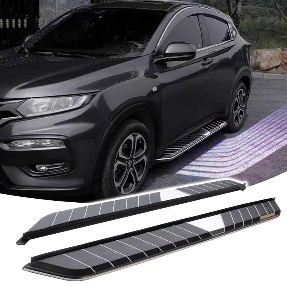 2pcs SUV RS Side Step Running Board Aluminium Pedal Accessoriesfit NerfBar for Land Rover Range Rover Sport L461 2023-2026 with LED Light