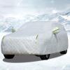 Hail Car Cover Compatible with Ford Mustang GT/Shelby/Mach 1 Hail Blankets for Car with Cotton Padded Car Covers for Hail with Reflective Stripes for SUV,MPV and Sedan,Silver-Full view 1