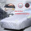 Hail Car Cover Compatible with Ford Mustang GT/Shelby/Mach 1 Hail Blankets for Car with Cotton Padded Car Covers for Hail with Reflective Stripes for SUV,MPV and Sedan,Silver-Full view 3