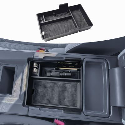 RUNROAD Center Console Organizer Tray Compatible with 2024 2025 2026 Honda Prologue EV / 2024 2025 Acura ZDX Accessories, Armrest Dividers Secondary Storage Box Console Organizer Dashboard Glove Tray