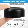 2.5" Trailer Ramp Door Bumper, Round Rubber Bump Stops with Screw Kit for Cargo Trailer Ramp Doors & Truck Gates, Pressure Washers, Air Compressors, Pumps, and More Equipment - 4 Pack view 4
