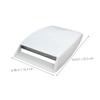 HEALEEP Car Hood Vent Scoop Air Flow Intake Grille Cover White Decorative Car Hood Vent Sticker Easy Installation Diy for All Vehicles view 2