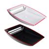 HEALEEP Car Hood Vent Scoop Air Flow Intake Grille Cover White Decorative Car Hood Vent Sticker Easy Installation Diy for All Vehicles view 3