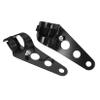 FELTECHELECTR 2Pcs Motorcycle Fork Mount Brackets Front Headlight Holder Compatible with Various Models Precision Crafted Light Mount for Enhanced Night Visibility and Secure Fit view 1