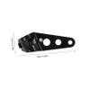 FELTECHELECTR 2Pcs Motorcycle Fork Mount Brackets Front Headlight Holder Compatible with Various Models Precision Crafted Light Mount for Enhanced Night Visibility and Secure Fit view 2