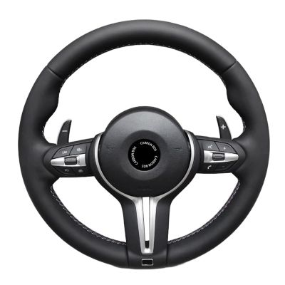 Leather Replacement Steering Wheel Compatible With BMW F01 F02 F30 F31 F34 F10 F11 F07 F20-F23 F32 F06 F12 1 3 5 7 Series(M3)