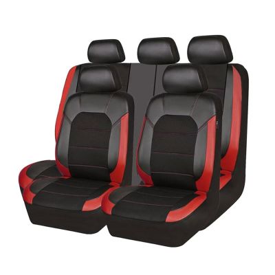 ZBJJOJML Car Seat Cover for Toyota Corolla Hatchback XII (E210) 2018-2023 2024 2025, 9 Pcs Seat Covers Full Set Waterproof Breathable Seat Protector Interior Accessories,Red