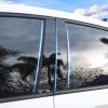 BoxCheer Door and Window Pillar Accessories Fit for Toyota Sienna 2010-2020 Car Printed Chrome Door and Window Pillar Trim, PC Material, Scratch Resistant 6 PCS - Bright Black view 1