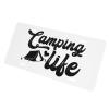 Camping Life License Plate 612 Inch Aluminium Car Front License Plate Novelty Metal Vanity Tag Car Front Tag view 4