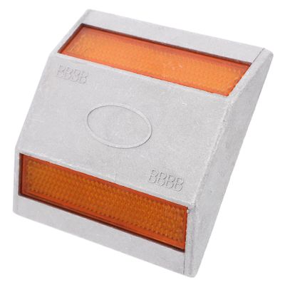 SOLUSTRE Reflective Road Pavement Marker Safety for Driveways Parking Lots and Garages High Visibility Reflector Attention-Grabbing Design for Enhanced Nighttime Awareness