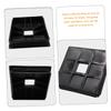 Zerodeko 2pcs 4 Inch RV Bumper End Caps Square Trailer Bumper Plugs Sewer Caps for Camper and RV Travel Trailers view 2