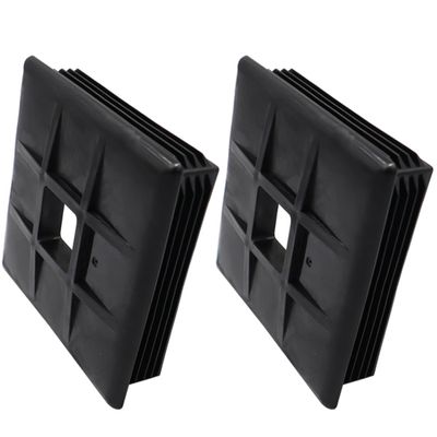 Alipis 2pcs Rv Bumper End Caps Durable Bumper Covers for Trailer Camper Easy Install Venting Lightweight Reliable for Concealing Sewer Hoses